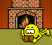 Relaxing By The Fire